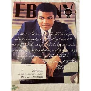 EBONY Muhammad Ali Special Collector's Edition Memorial Aug 2016